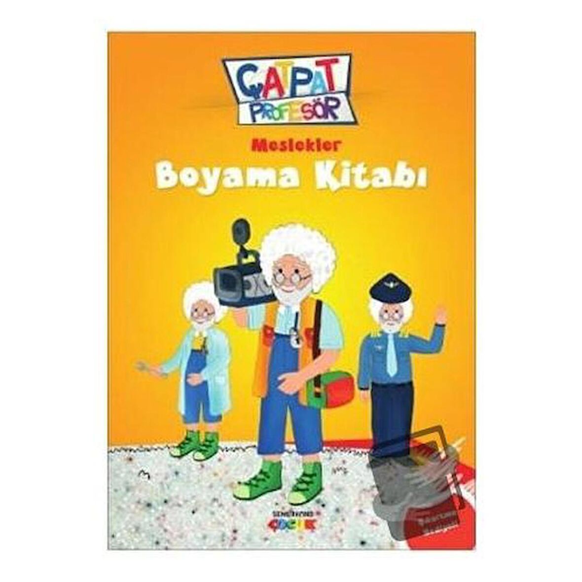 Meslekler Boyama Kitabı - Çatpat Profesör