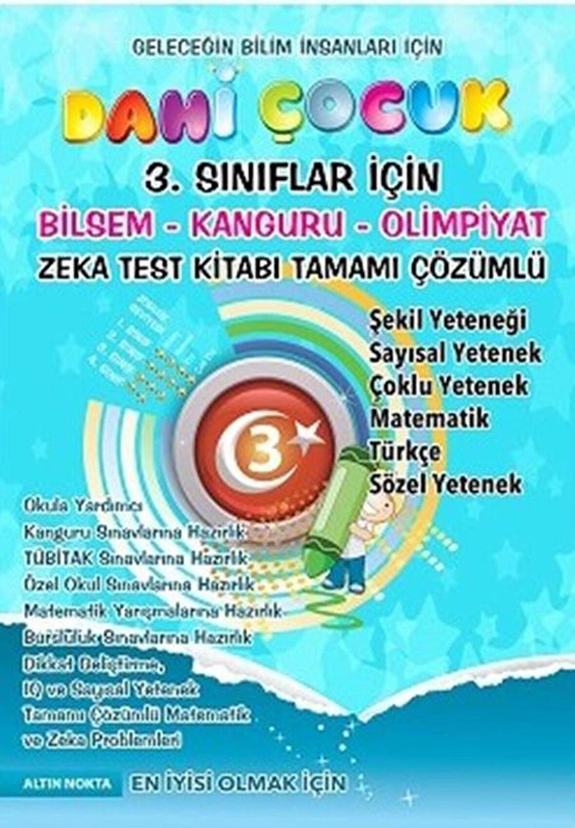 Dahi Çocuk - 2 Bilsem / Test Kitabı (3. 4. Sınıflar İçin)