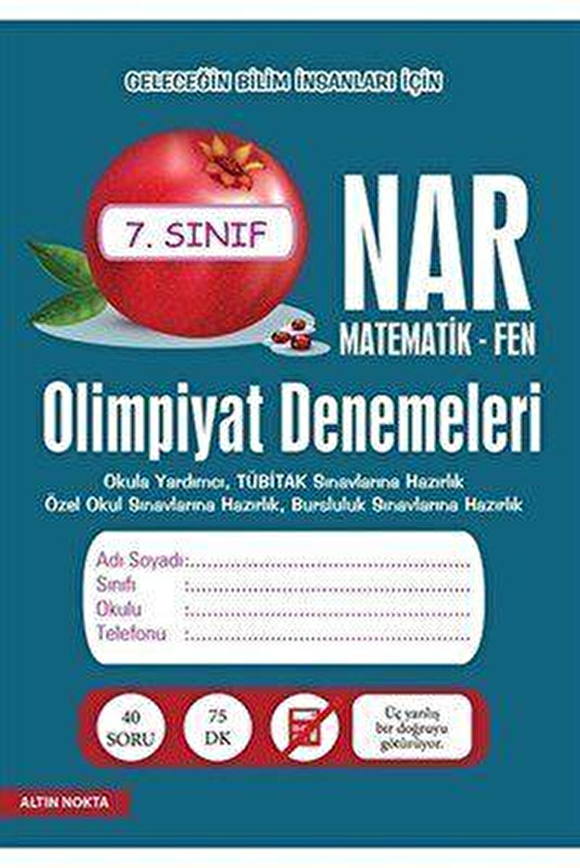 Nar Olimpiyat Denemeleri 7. Sınıf Matematik - Fen