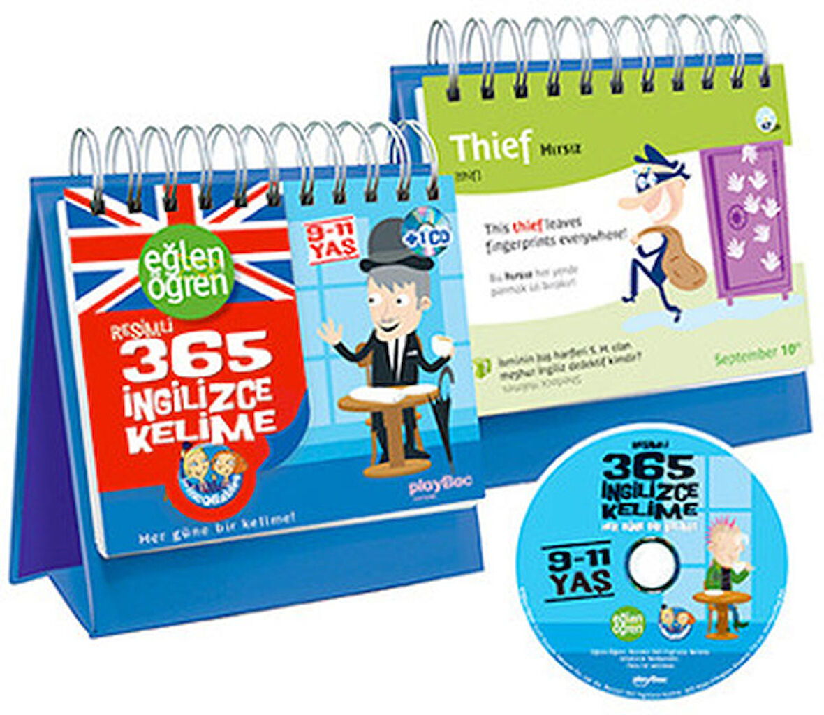 Eğlen Öğren Resimli 365 İngilizce Kelime 9-11 Yaş (CD'li)