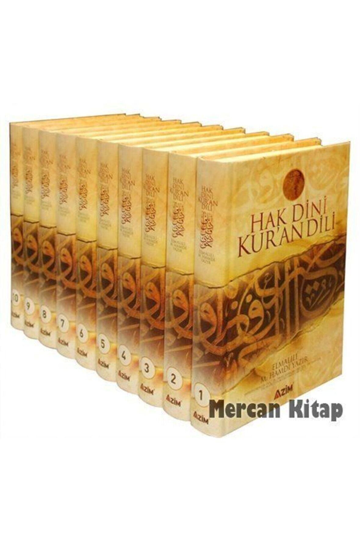 Hak Dini Kur'an Dili - Elmalı Tefsiri (10 Cilt, Büyük Boy, Şamua)