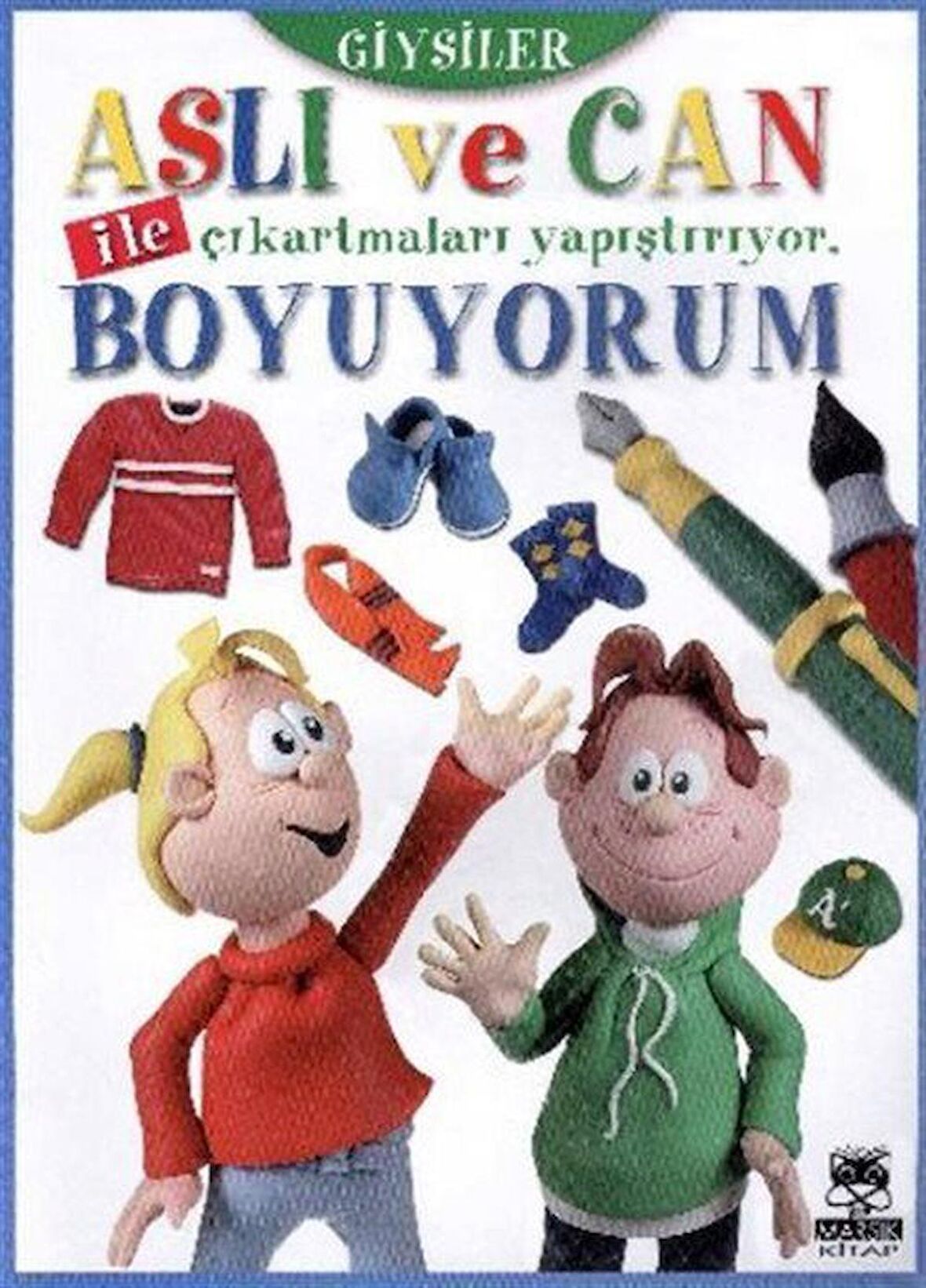 Aslı ve Can ile Çıkartmaları Yapıştırıyor, Boyuyorum (Giysiler)