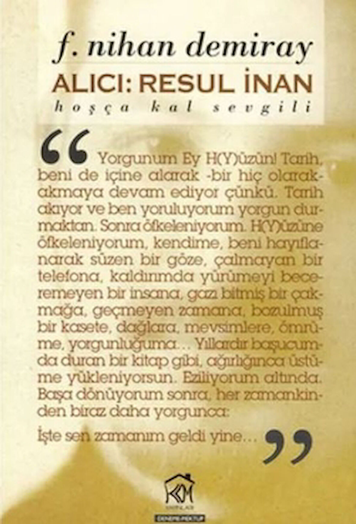 Alıcı: Resul İnan (Hoşça Kal Sevgili)