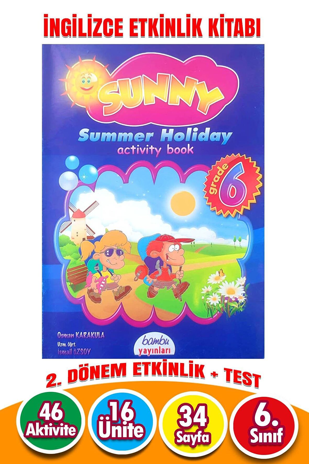 6. Sınıf 2. Dönem İngilizce Etkinlik Testi