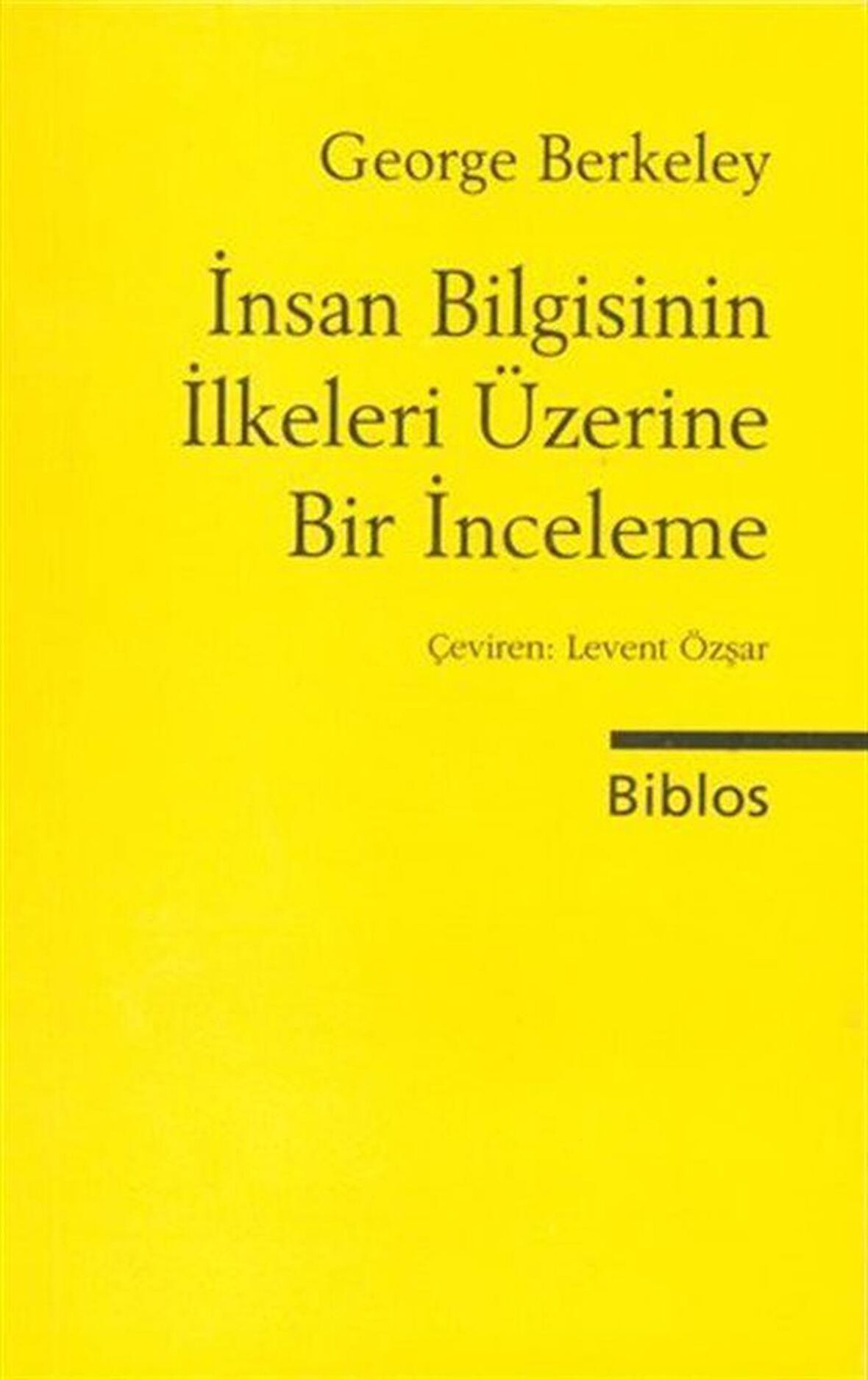 İnsan Bilgisinin İlkeleri