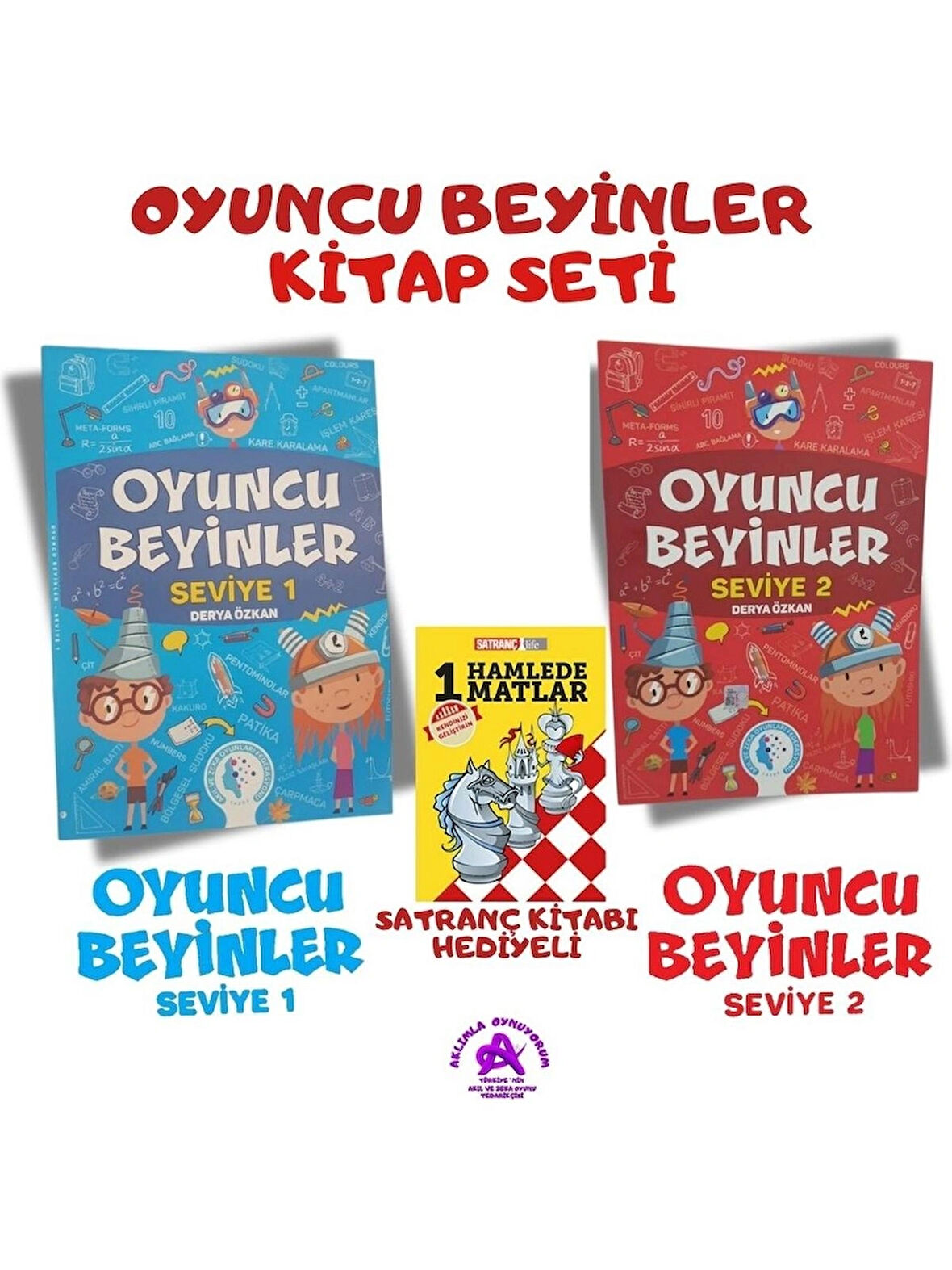 TAZOF OYUNCU BEYİNLER SEVİYE 1-2 (2 KİTAP BİR ARADA-SATRANÇ KİTABI HEDİYELİ)