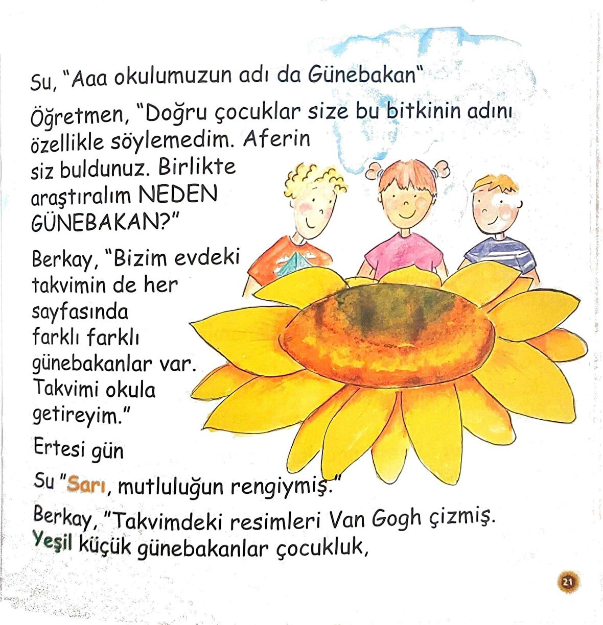 Günebakan Öyküleri - Okul Öncesi Hikaye Kitabı