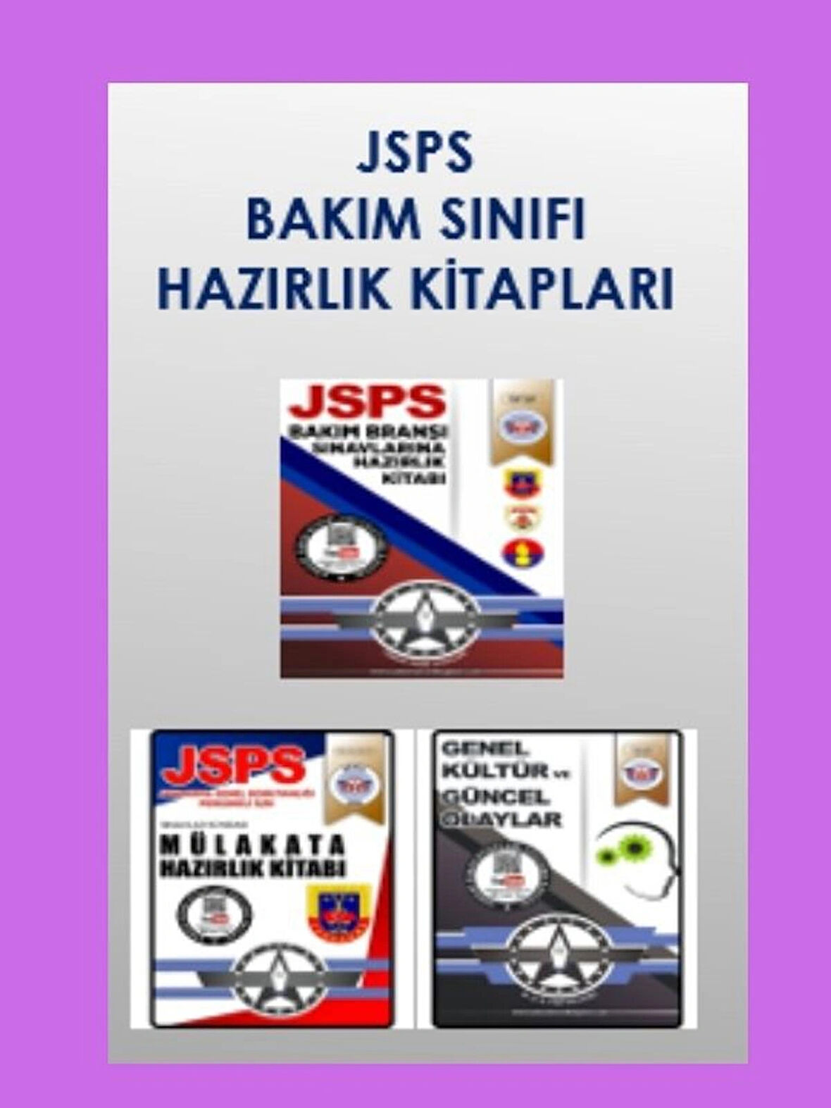 JSPS Bakım Sınıfı Hazırlık Seti (3’lü Set)