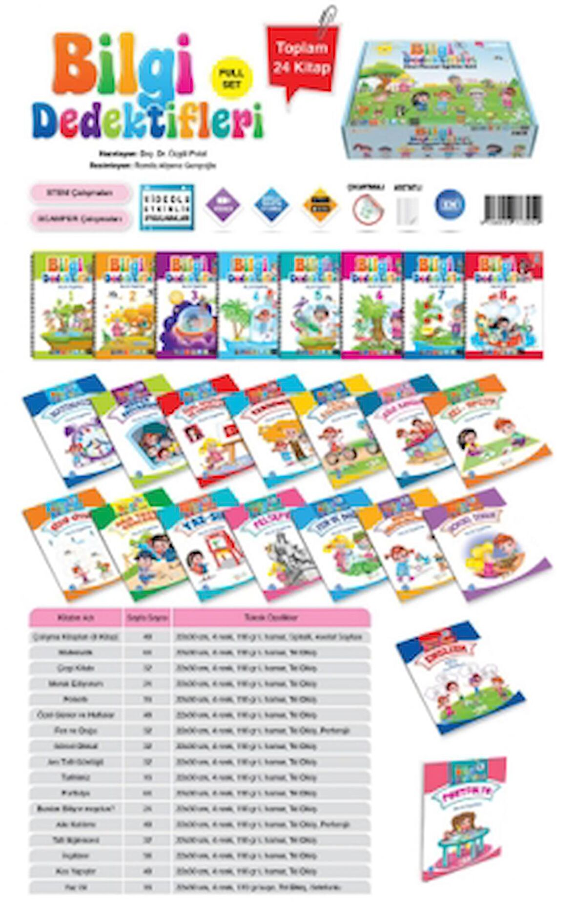 Bilgi Dedektifleri 5 Yaş - 24 Kitap Set