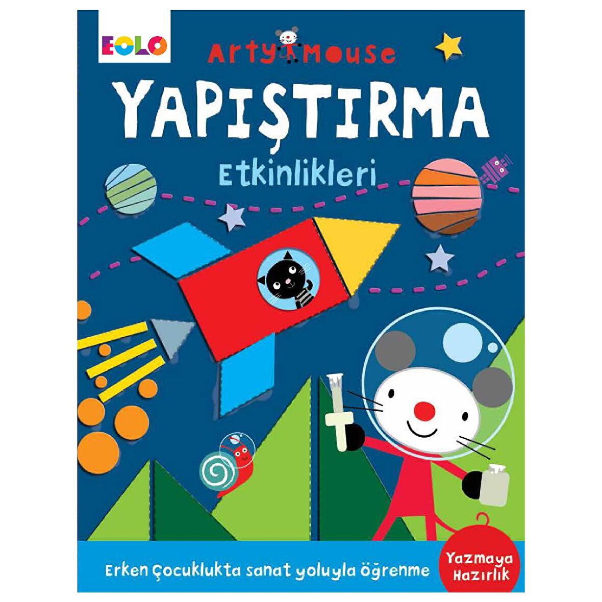 Okul Öncesi Yapıştırma Etkinlikleri - Arty Mouse