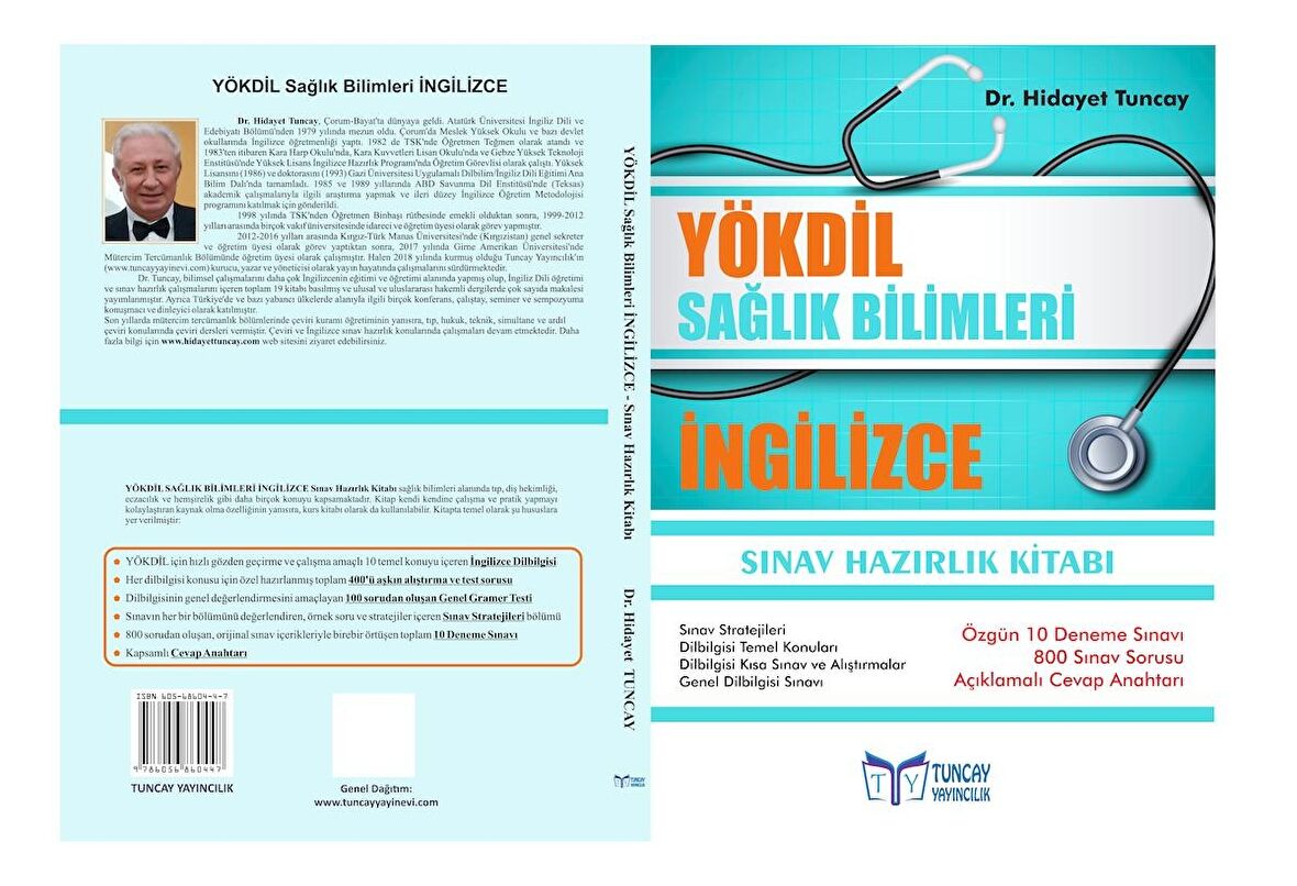 YÖKDİL Sağlık Bilimleri İngilizce  Sınav Hazırlık Kitabı