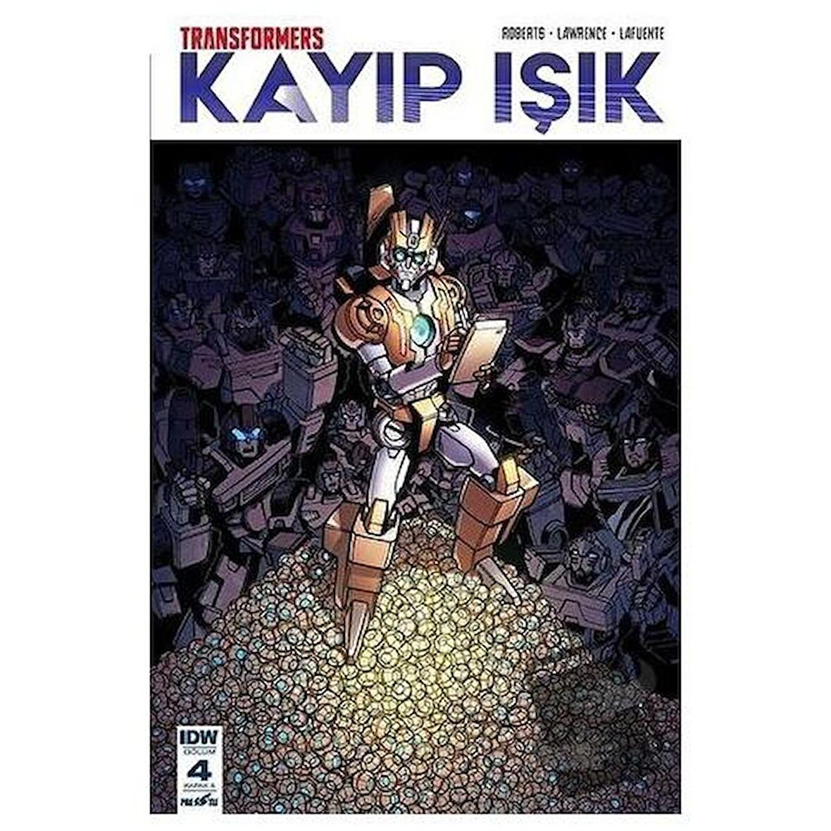 Transformers - Kayıp Işık (Bölüm 4 Kapak A)