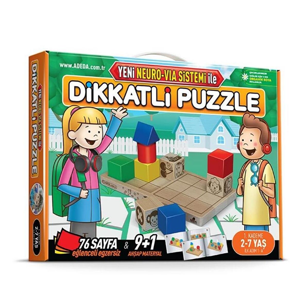 Dikkatli Puzzle 1. Kademe 2 - 7 Yaş - Yeni Neuro Via Sistemi İle