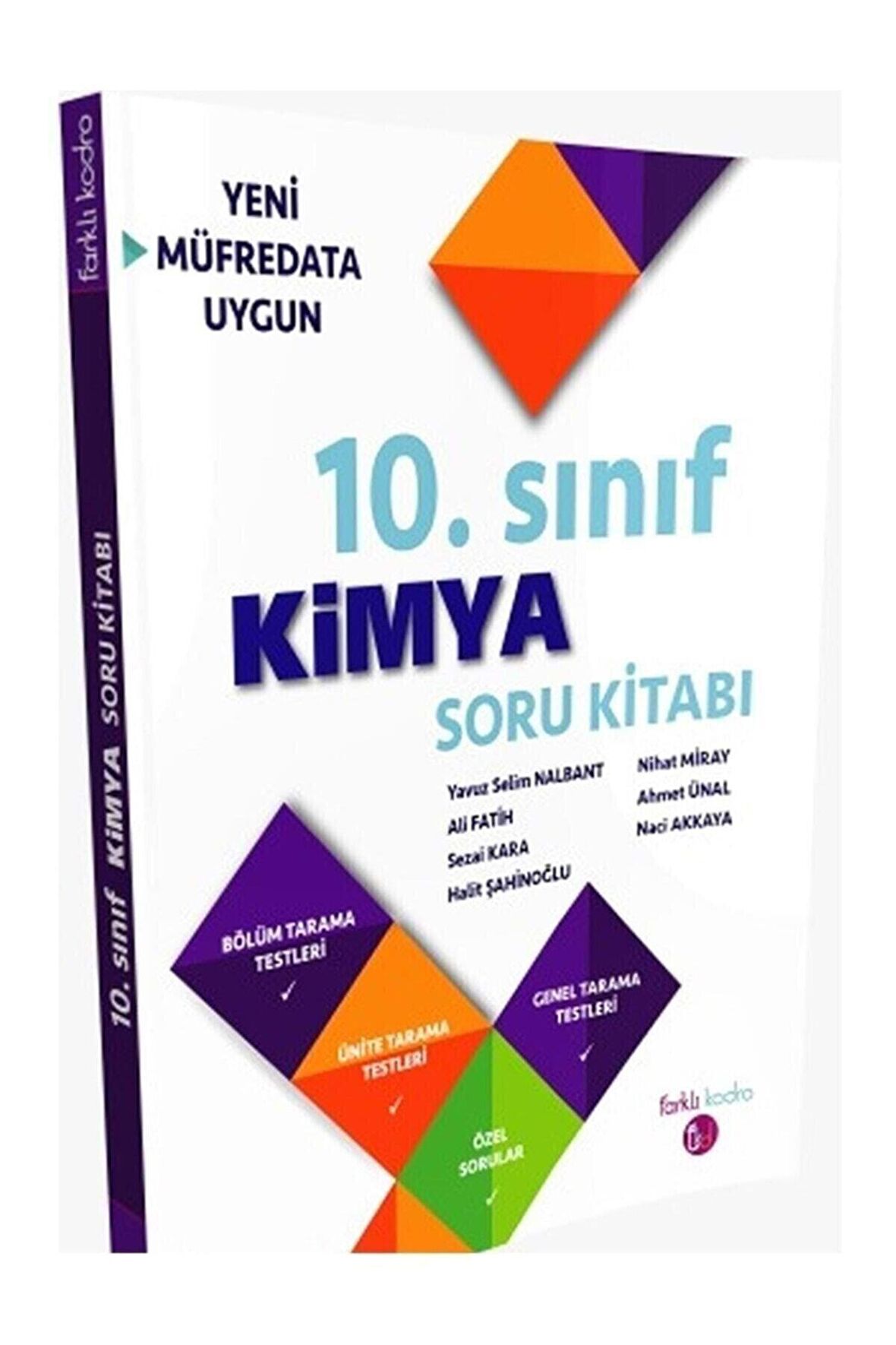 10. Sınıf Kimya Soru Kitabı Farklı Kadro Yayınları