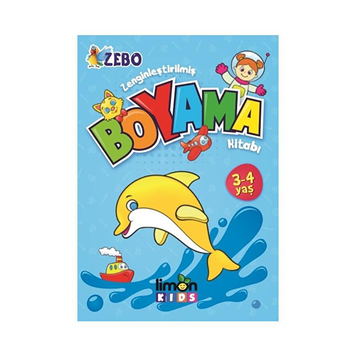 Zenginleştirilmiş Boyama Kitabı 3 - 4 Yaş