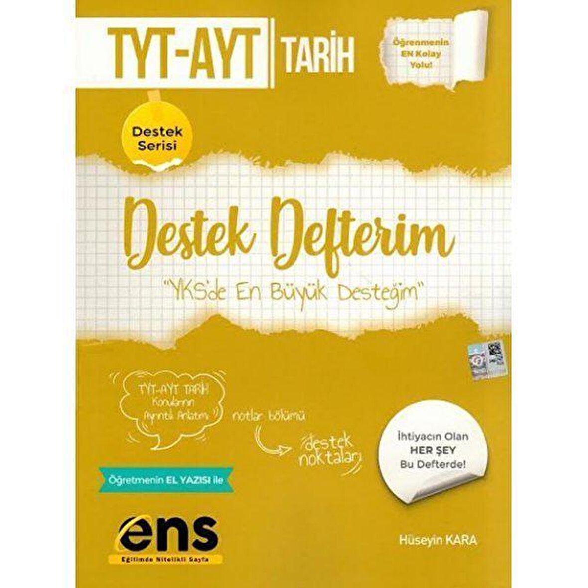 ENS TYT AYT DESTEK DEFTERİM TARİH