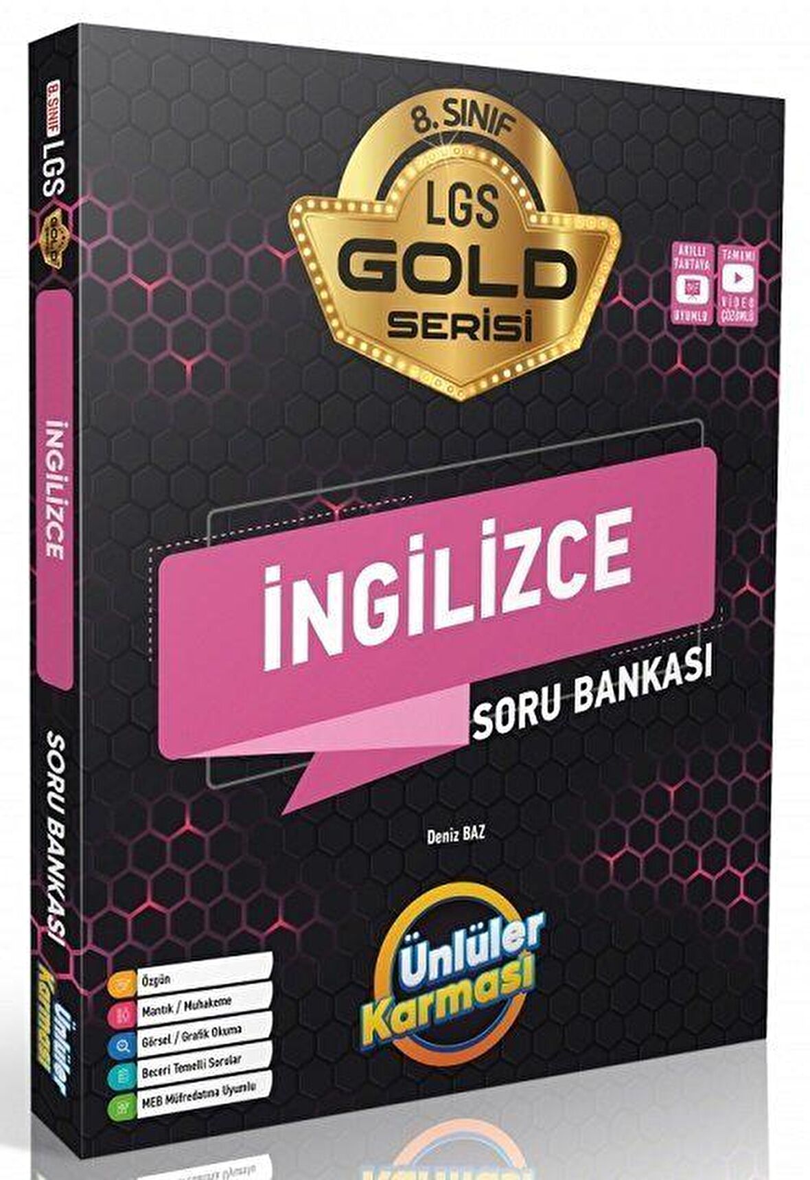 Ünlüler Yayınları 8. Sınıf İngilizce Gold Soru Bankası