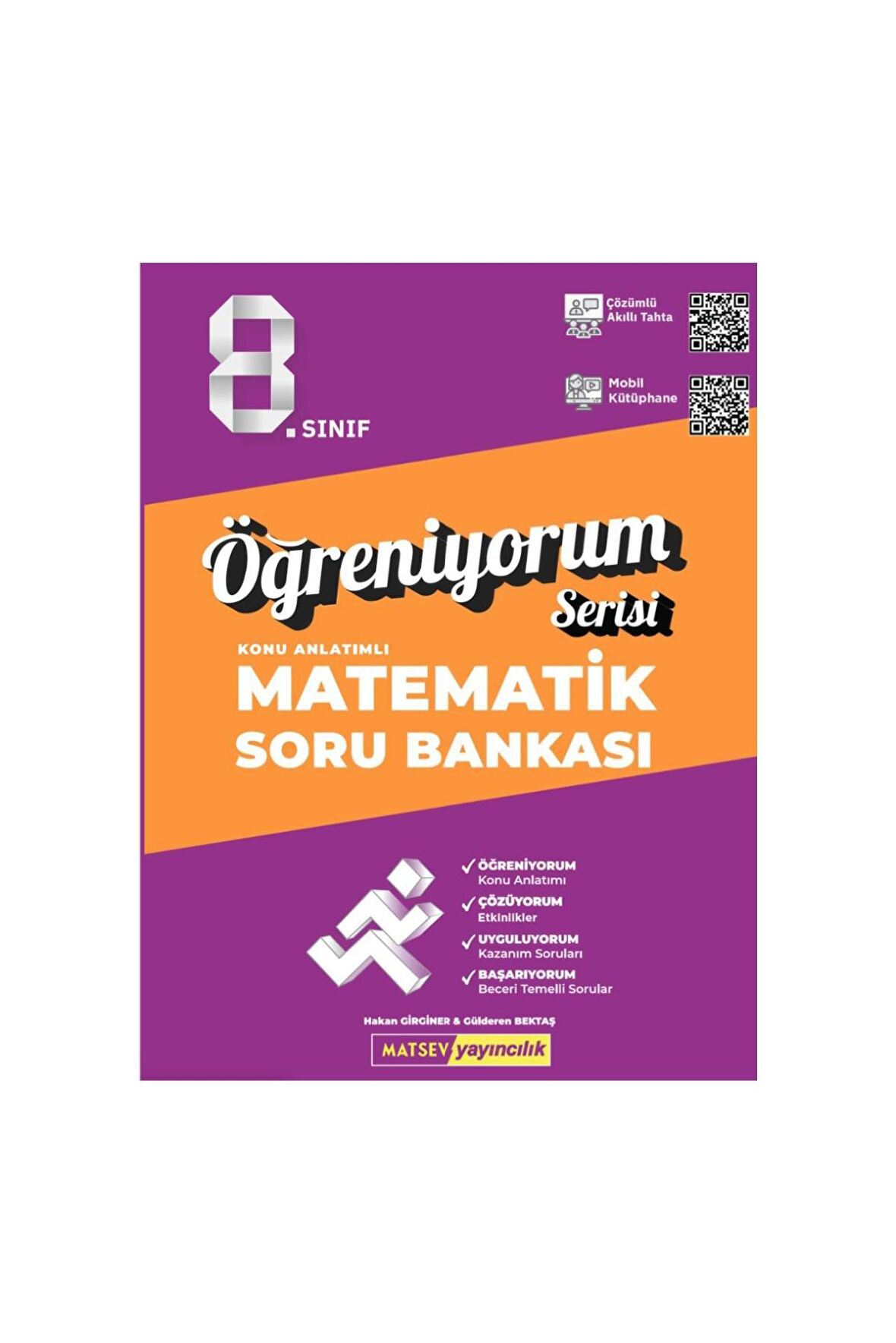 Matsev Yayınları 8. Sınıf Matematik Konu Anlatımlı Soru Bankası Öğreniyorum Serisi