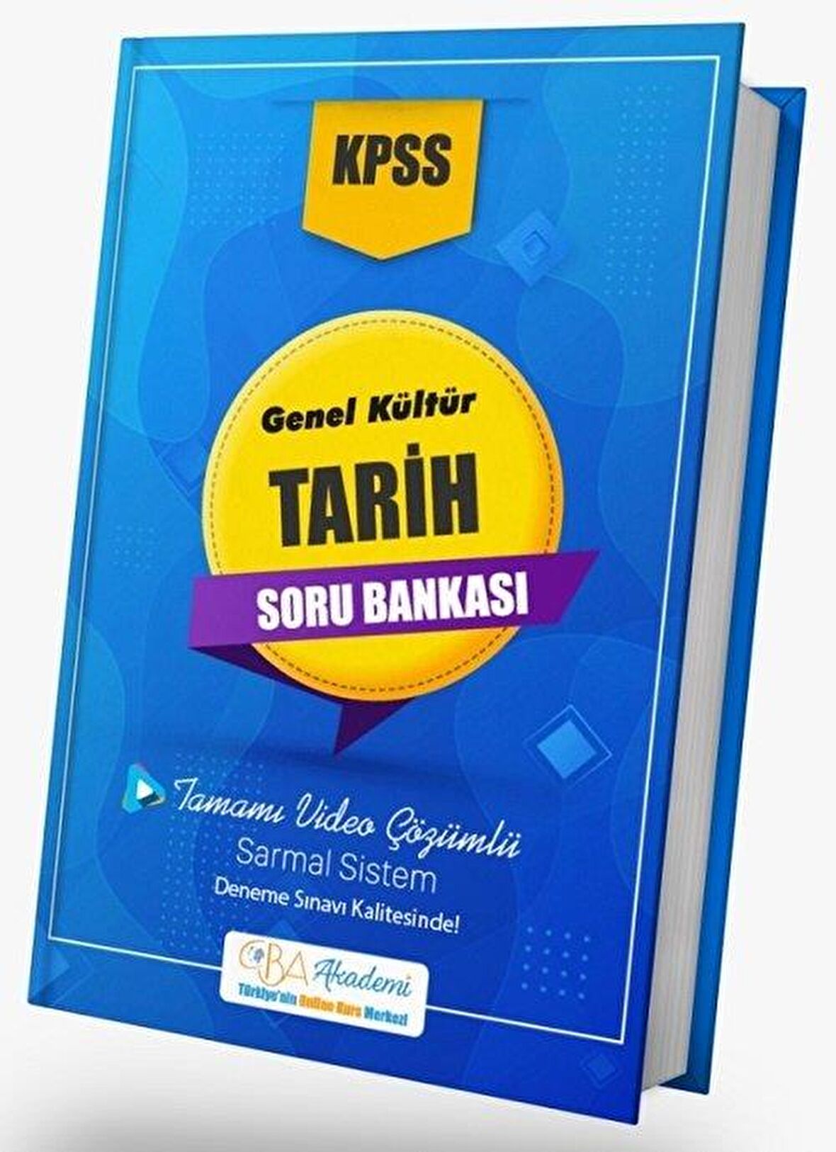 CBA Akademi KPSS Tarih Soru Bankası Video Çözümlü
