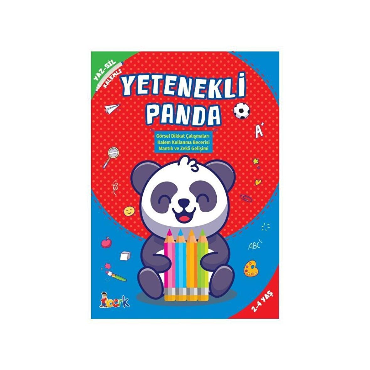 Yetenekli Panda - Yaz-Sil Kalemli