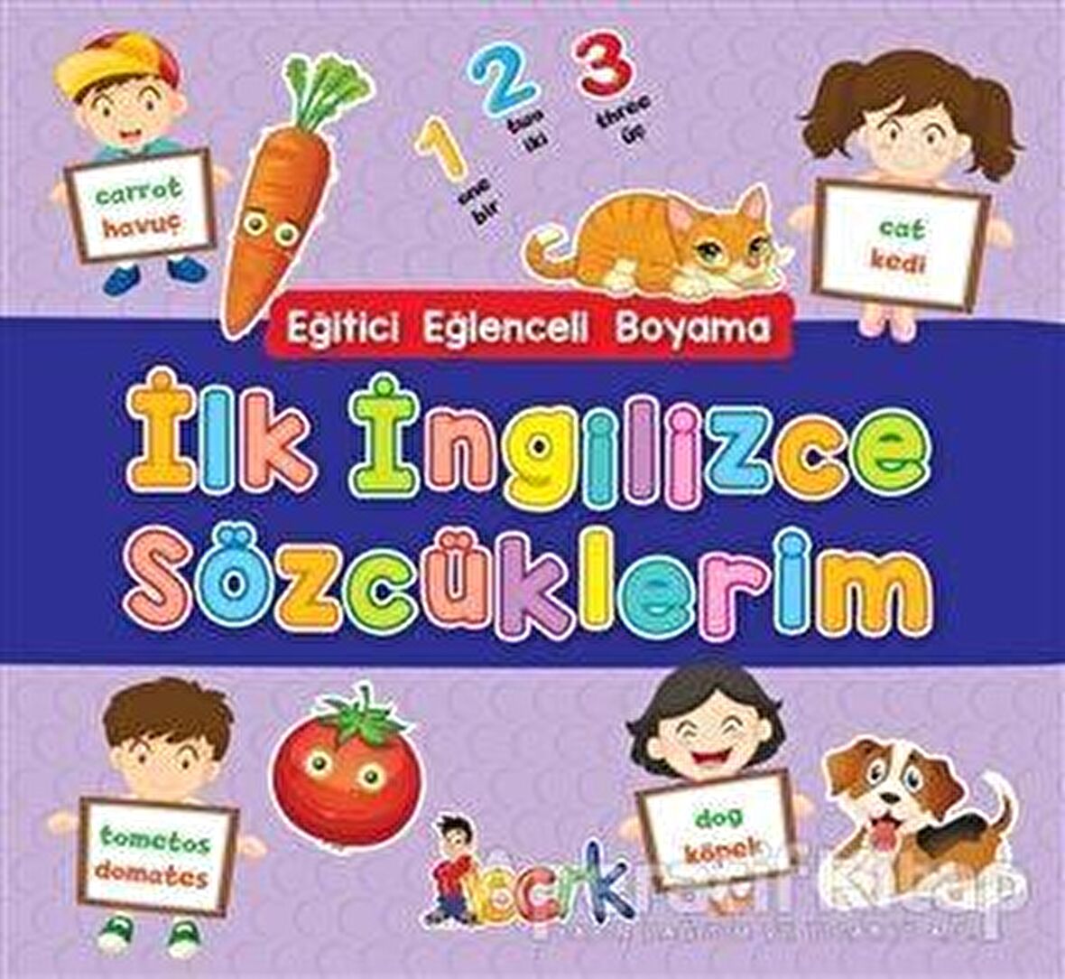 İlk İngilizce Sözcüklerim - Eğitici Eğlenceli Boyama