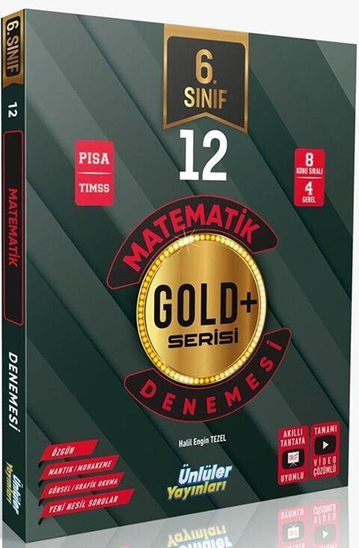 Ünlüler Yayınları 6. Sınıf Matematik Gold Serisi 12 Deneme