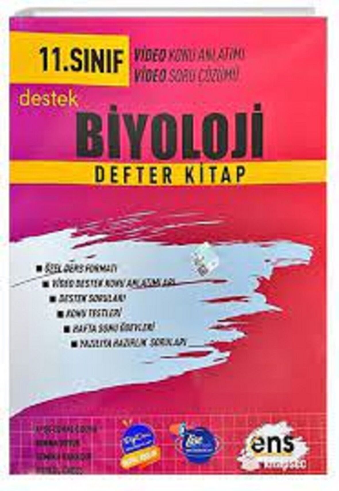 11. Sınıf Biyoloji Destek Defter Kitap