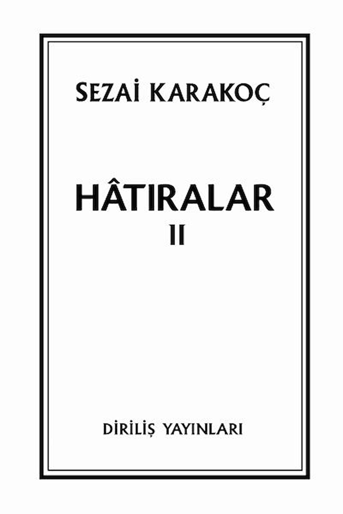 Hatıralar II