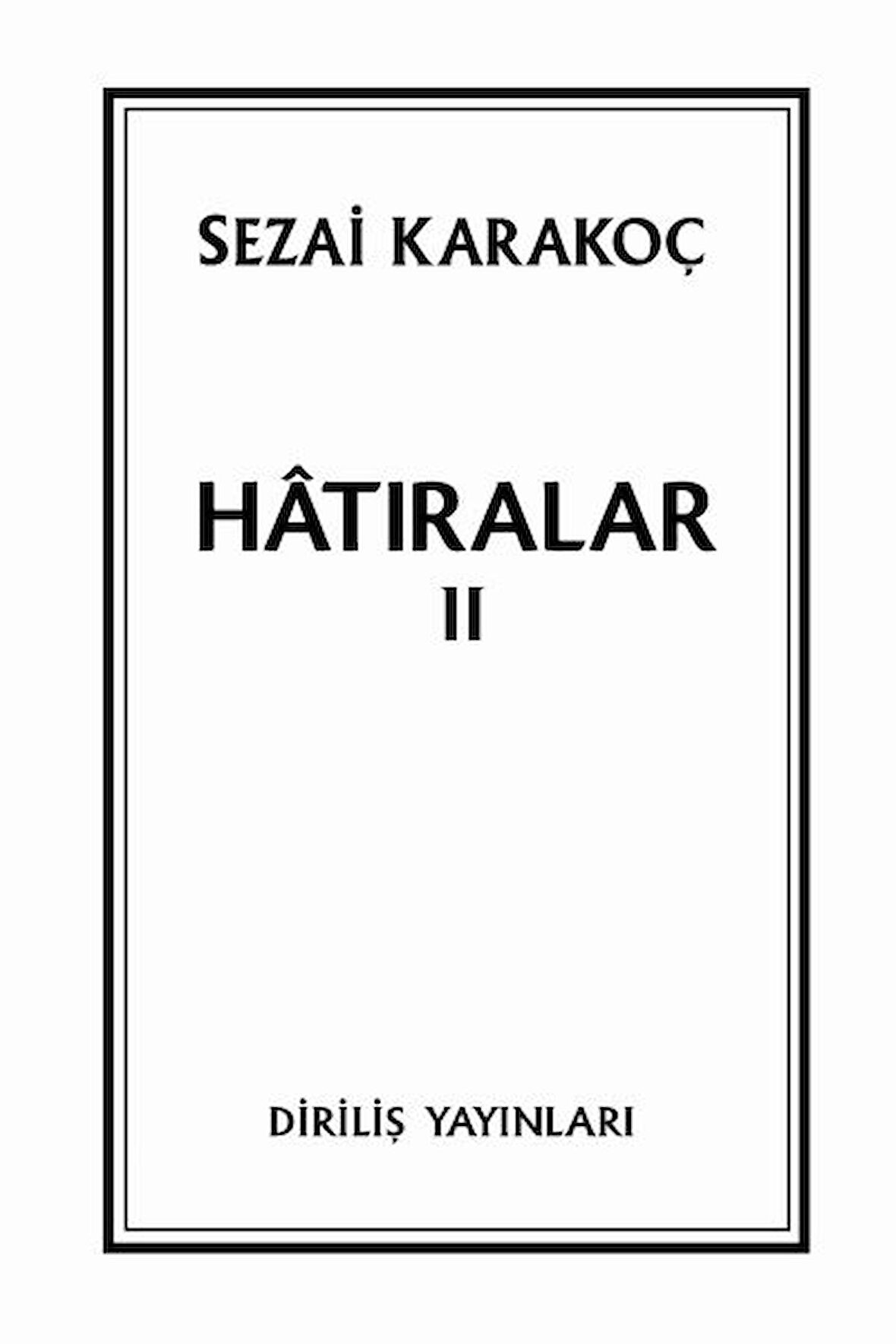 Hatıralar II