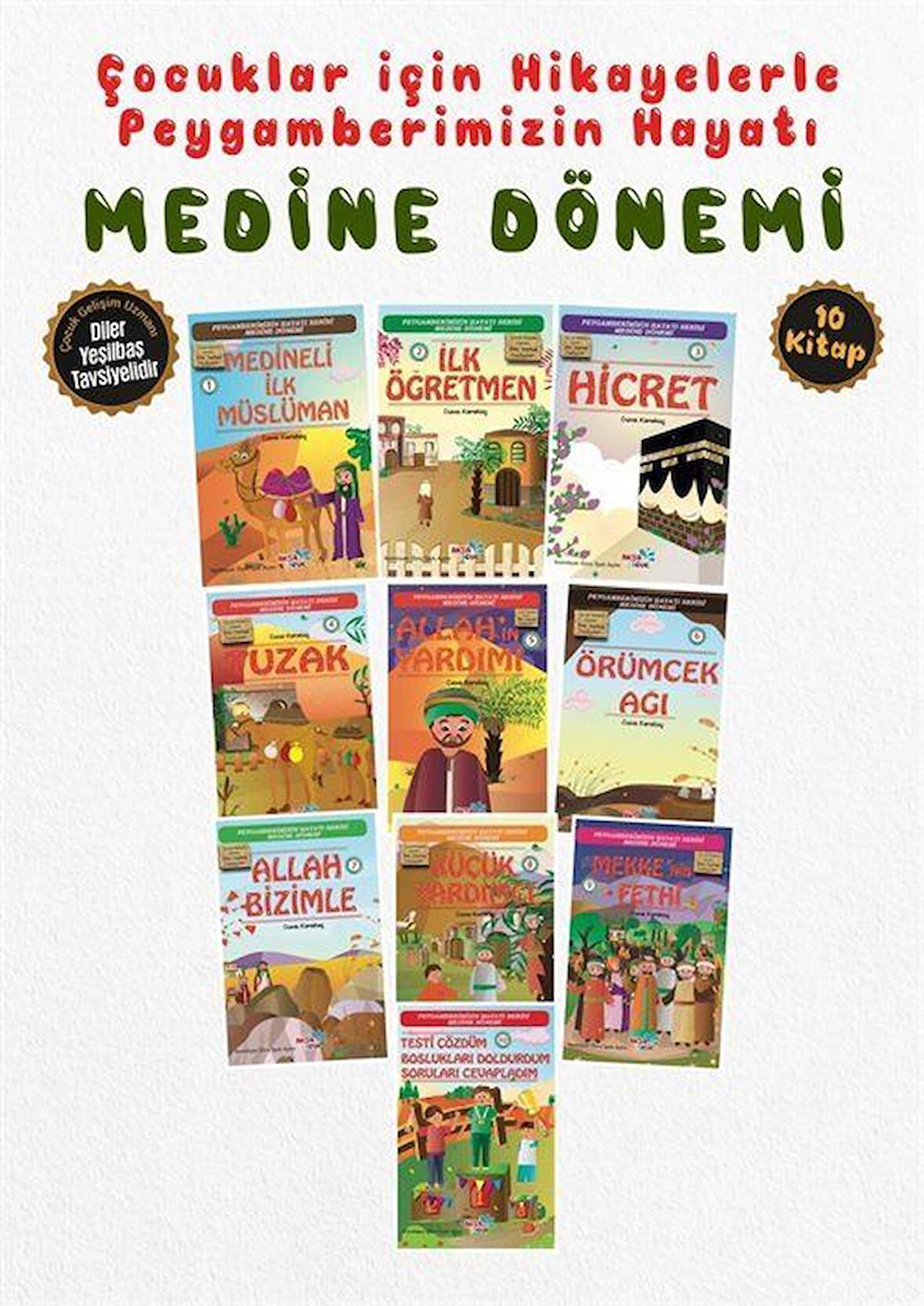 Hikayelerle Çocuklar İçin Medine Dönemi (10 Kitap Takım)