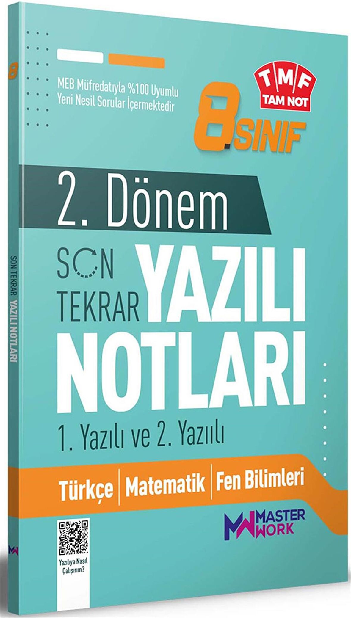 8. Sınıf 2. Dönem 1. ve 2. Yazılı Notları Son Tekrar Master Work