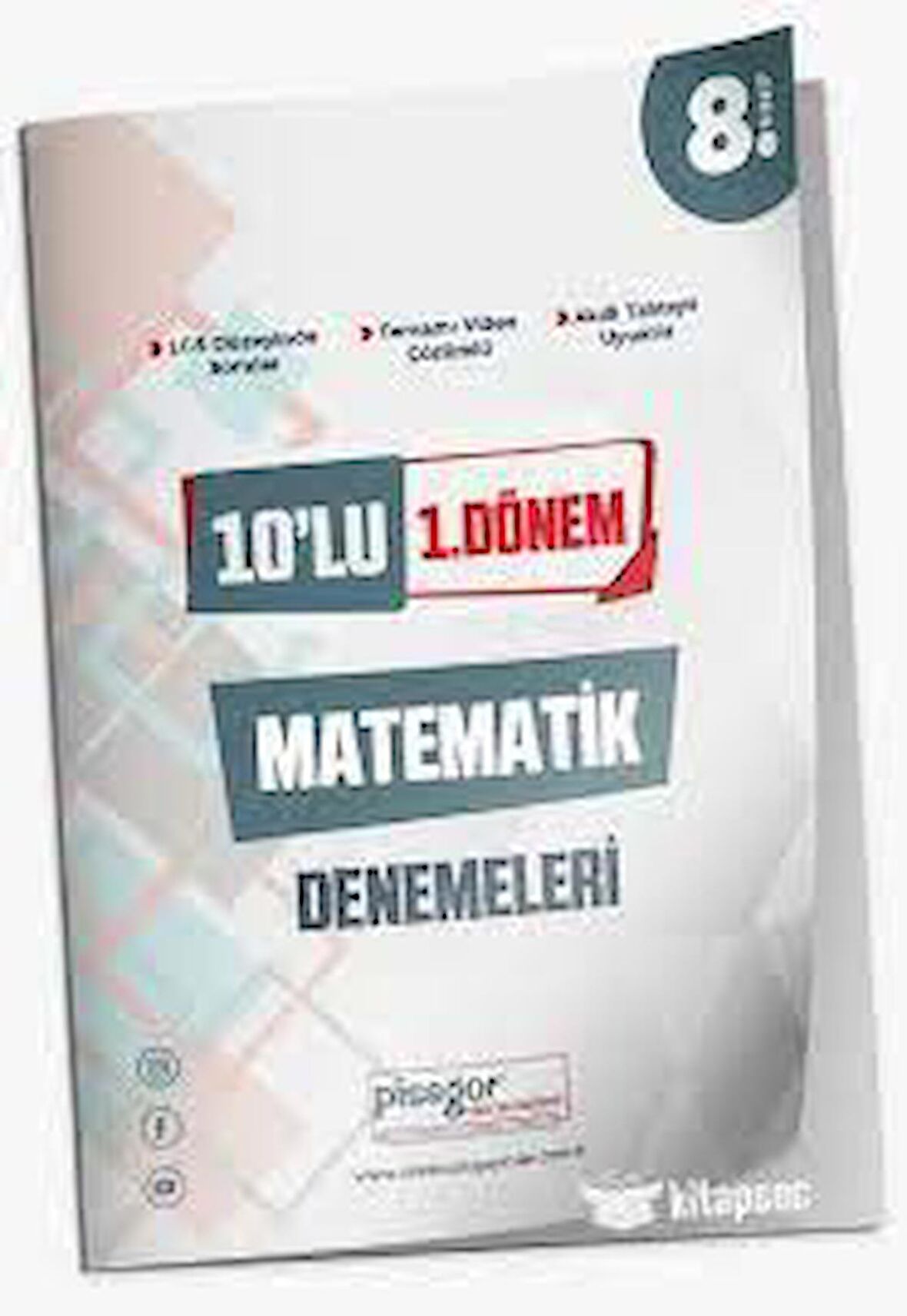 Pisagor 8. Sınıf 10' lu 1. Dönem Matematik Denemeleri