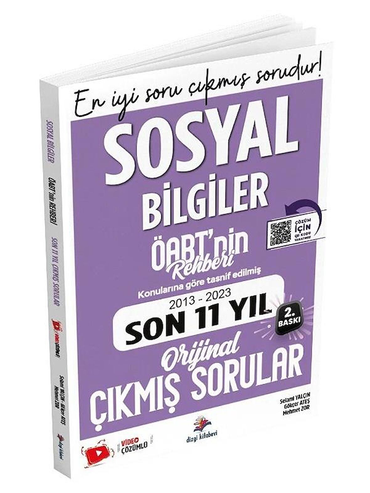 ÖABT nin Rehberi Sosyal Bilgiler Öğretmenliği Son 11 Yıl Çıkmış Sorular Video Çözümlü Dizgi Kitap