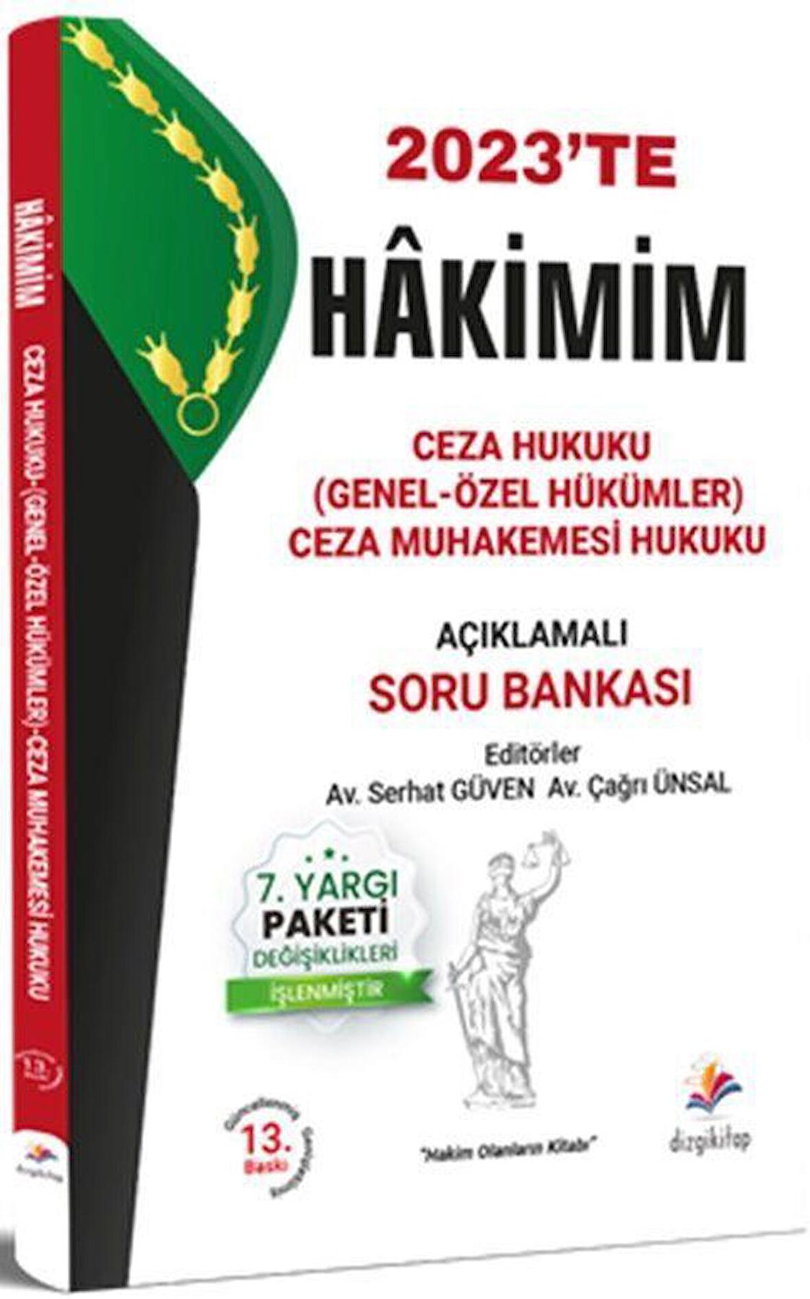 2023 Hakimim Ceza Hukuku Genel Özel Hükümler Ceza Muhakemesi Hukuku Açıklamalı Soru Bankası Dizgi Kitap