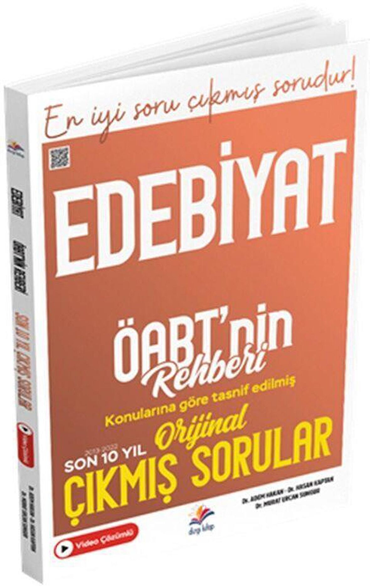 KPSS ÖABT Edebiyat Öğretmenliği Konularına Göre Tasnif Edilmiş Video Çözümlü Son 10 Yıl Orijinal Çıkmış Sınav Soruları Dizgi Kitap