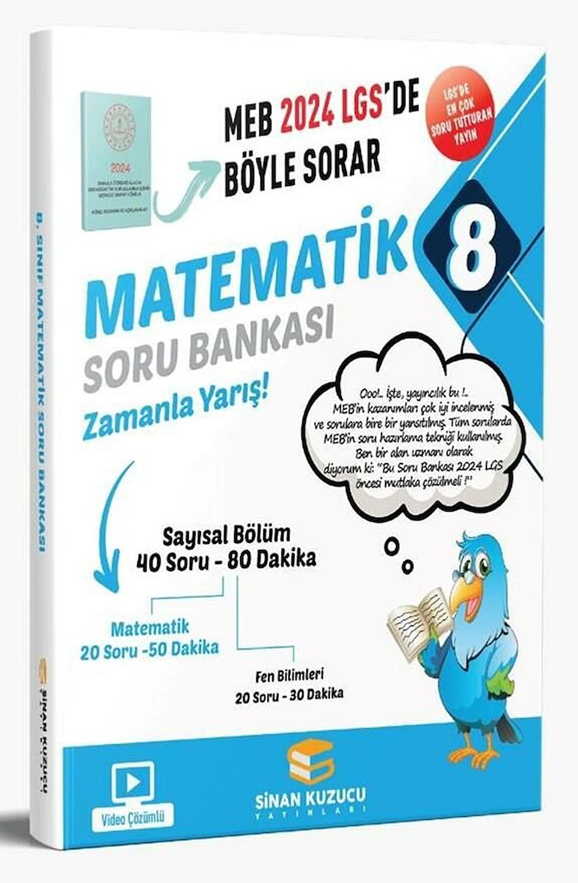 Sinan Kuzucu 8.Sınıf LGS Matematik Soru Bankası