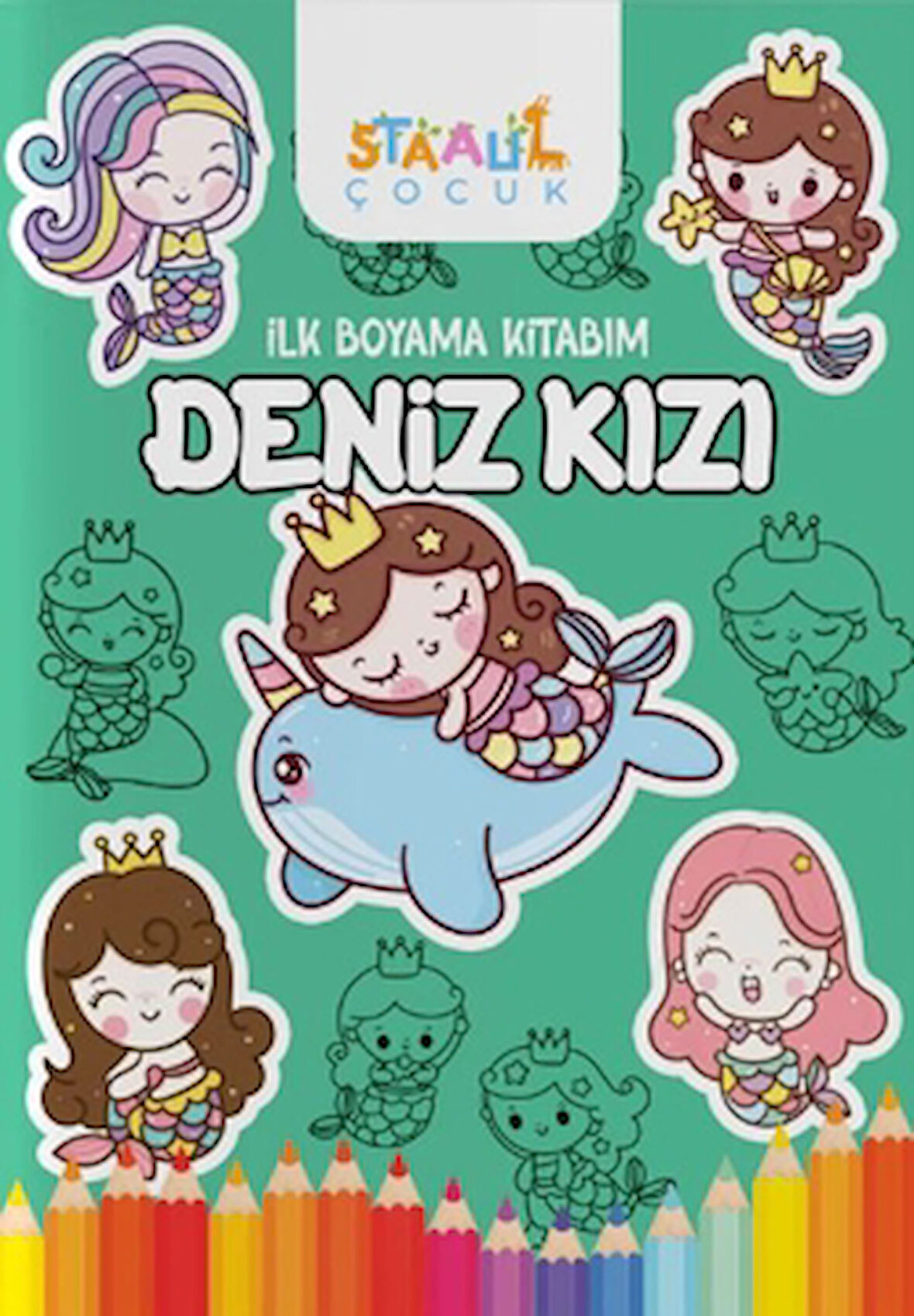 İlk Boyama Kitabım - Deniz Kızı