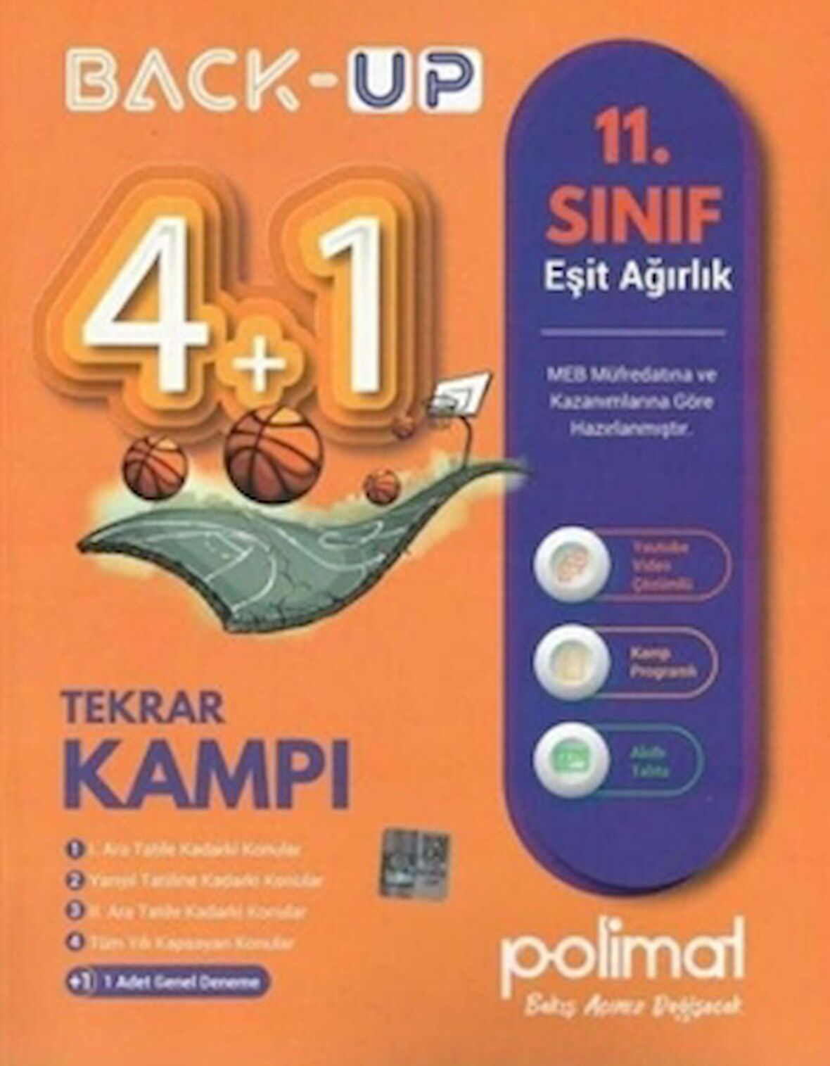 11. Sınıf Back Up 4+1 Eşit Ağırlık Kamp Kitabı