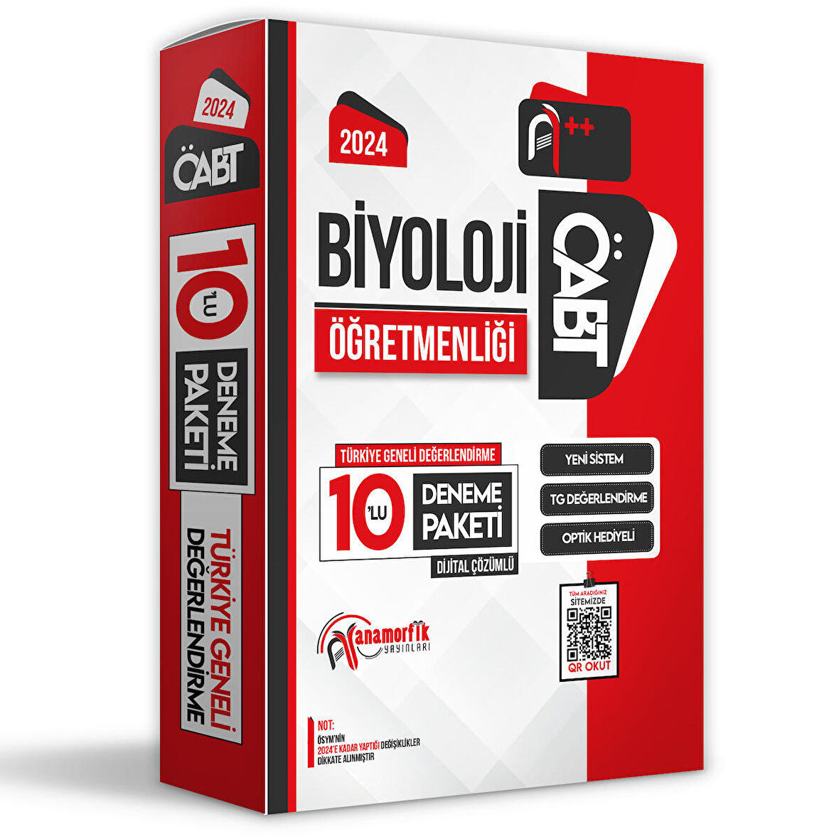 2024 ÖABT Biyoloji Öğretmenliği Türkiye Geneli 10 Deneme Dijital Çözümlü