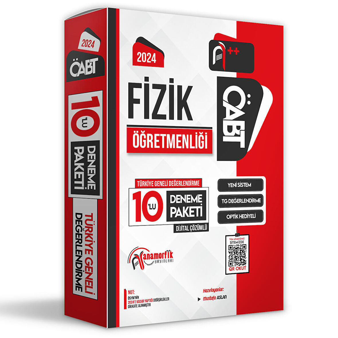 2024 ÖABT Fizik Öğretmenliği Türkiye Geneli 10 Deneme Dijital Çözümlü