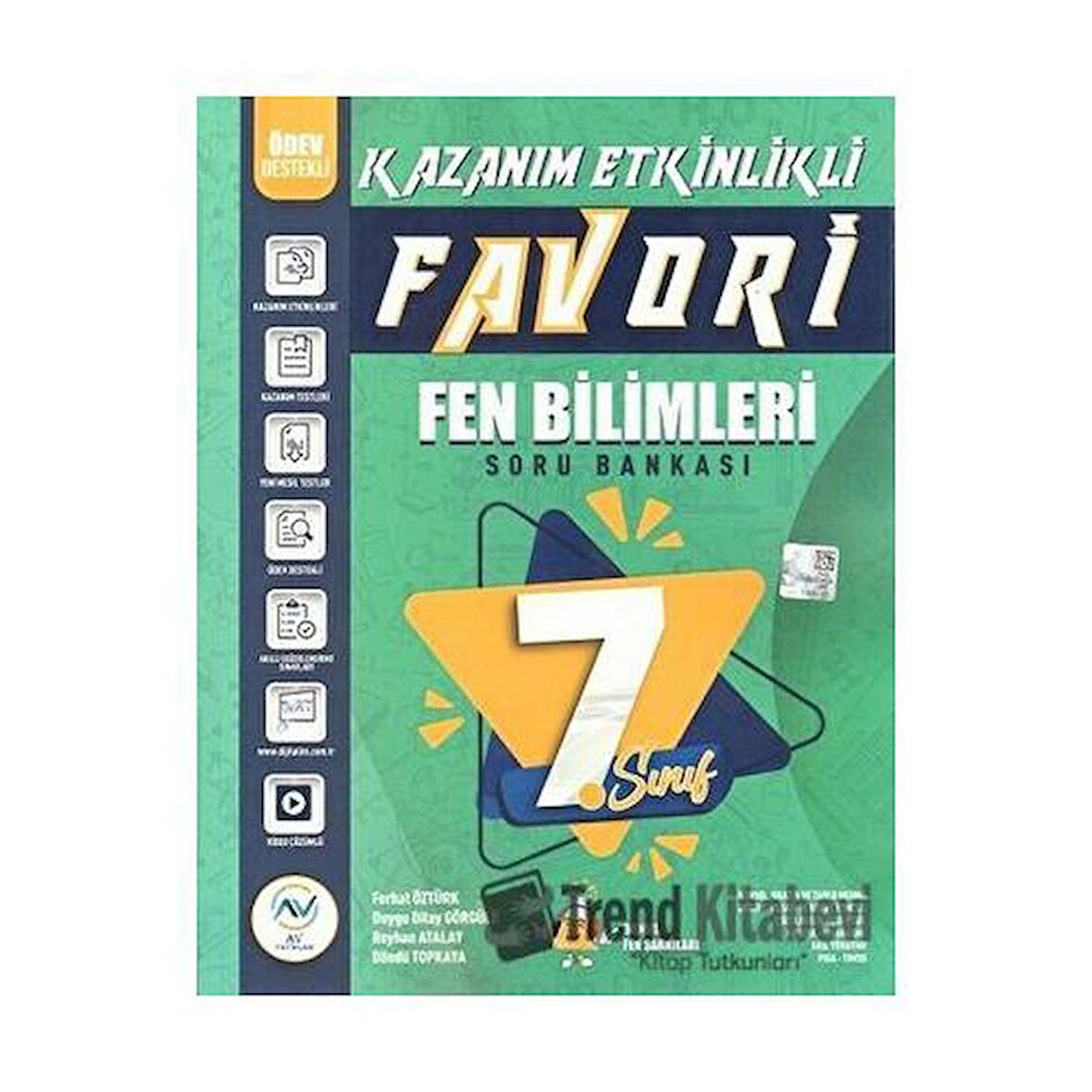 7. Sınıf Fen Bilimleri Favori Serisi Kazanım Etkinlikli Soru Bankası