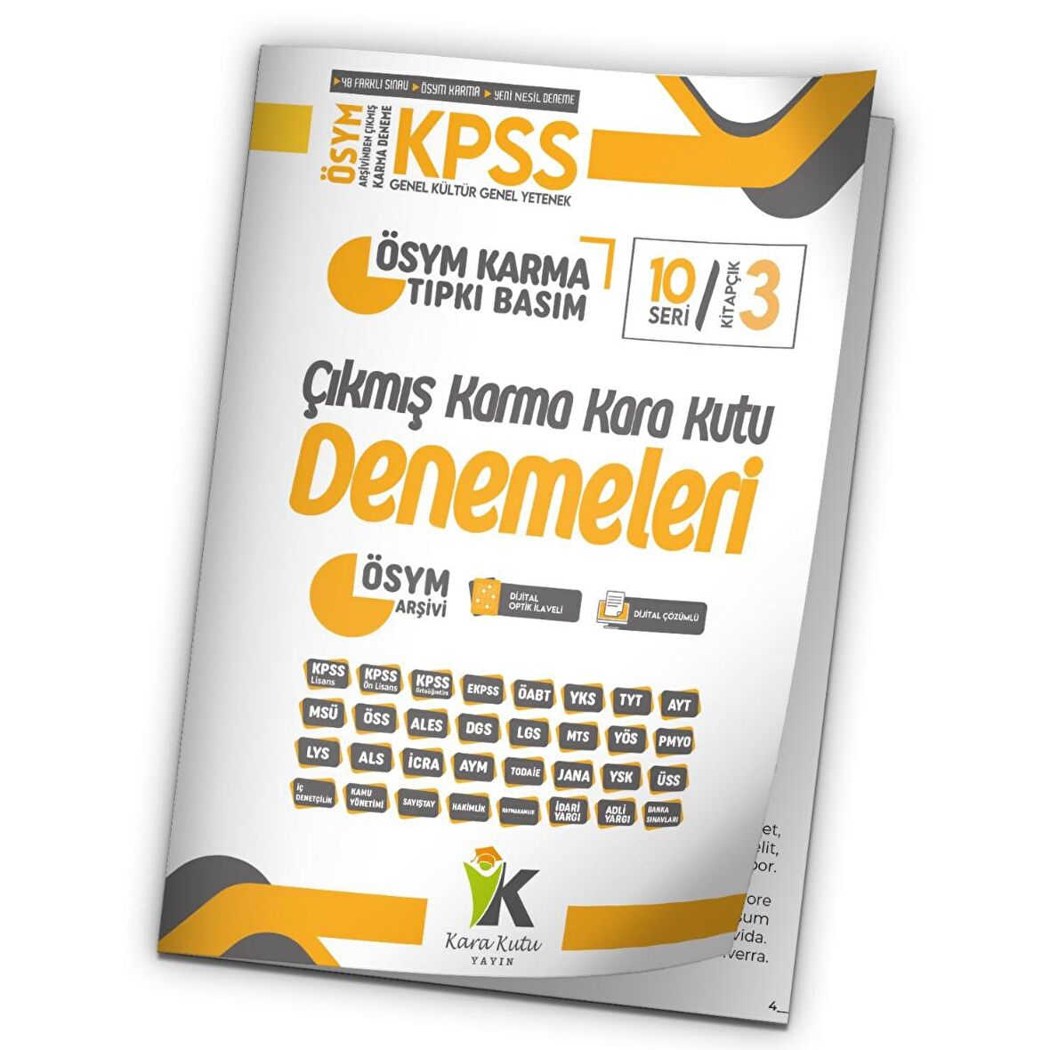 2022 KPSS ÖSYM Arşivi Çıkmış Soru Karma Genel Yetenek Genel Kültür D. Çözümlü Deneme 10/3.Kitapçık