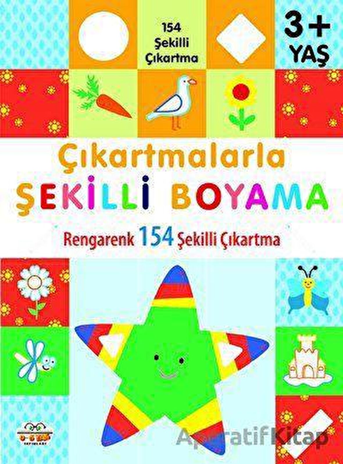 Çıkartmalarla Şekilli Boyama 3 Yaş Üstü