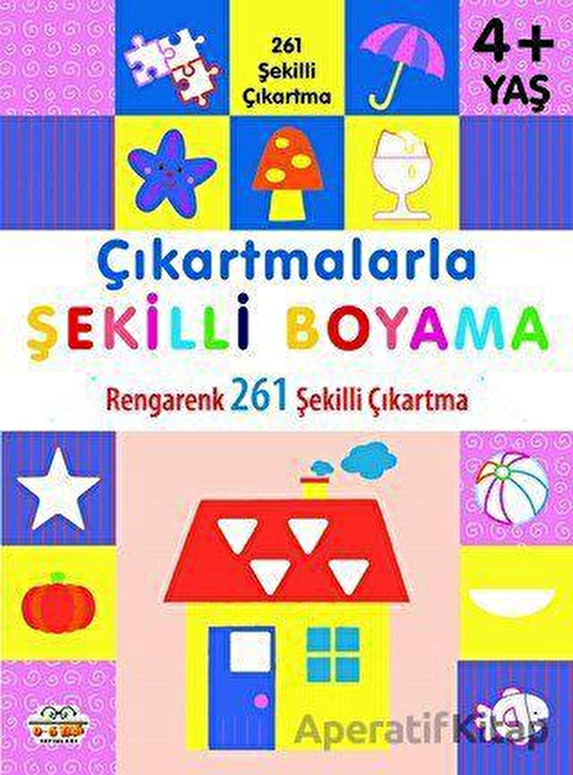 Çıkartmalarla Şekilli Boyama 4 Yaş Üstü