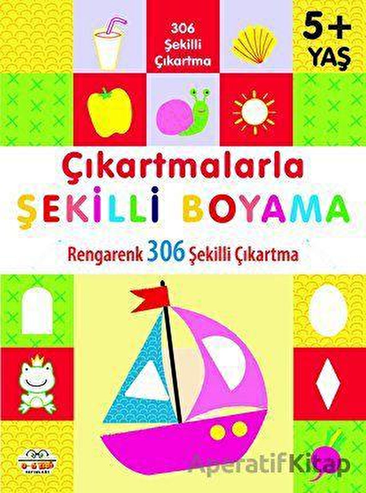 Çıkartmalarla Şekilli Boyama 5 Yaş Üstü