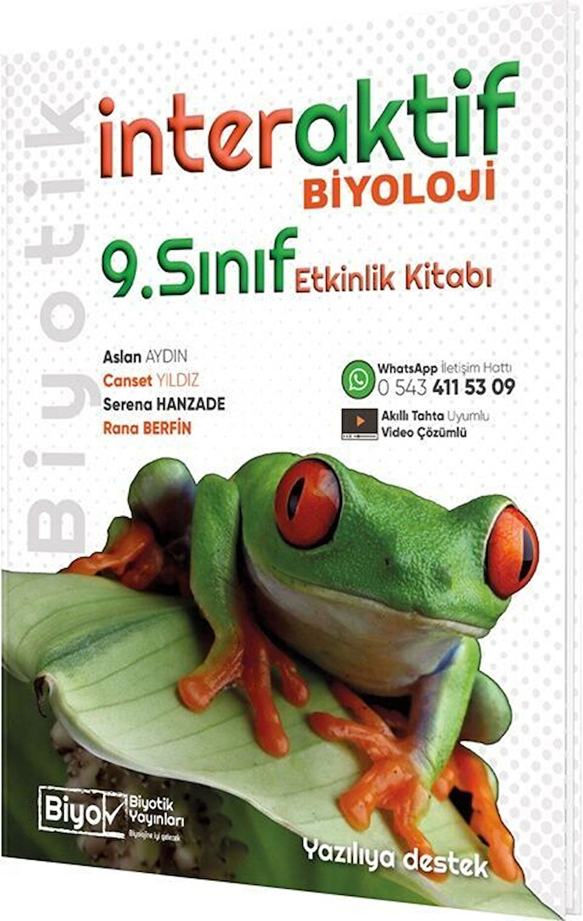 9. Sınıf Biyoloji İnteraktif Etkinlik Kitabı Biyotik Yayınları