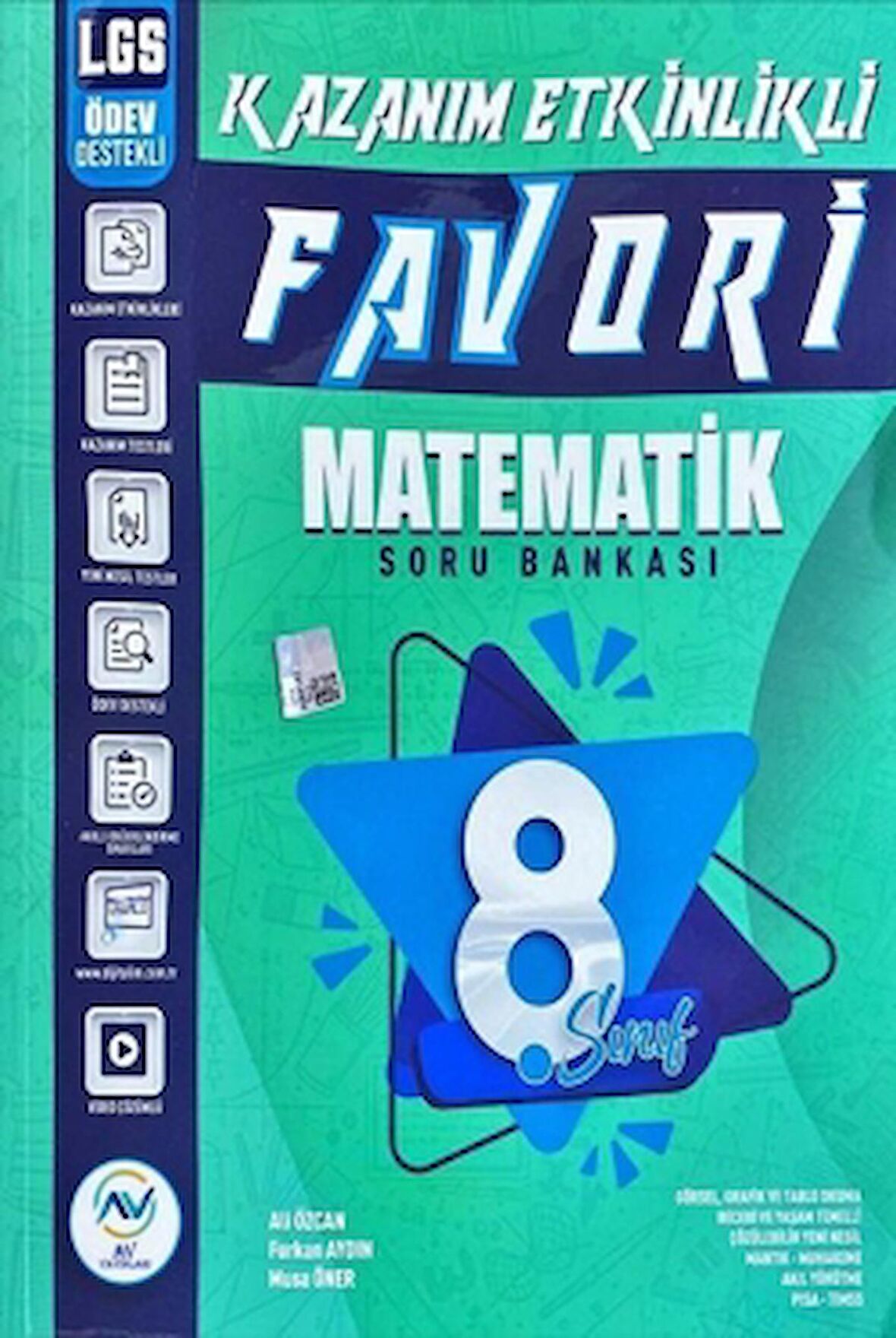 8. Sınıf LGS Matematik Favori Kazanım Etkinlikli Soru Bankası