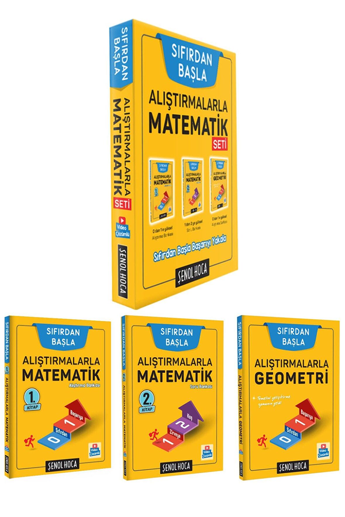 Sıfırdan Başla Şenol Hoca - Alıştırmalarla Matematik Seti 3 Kitap