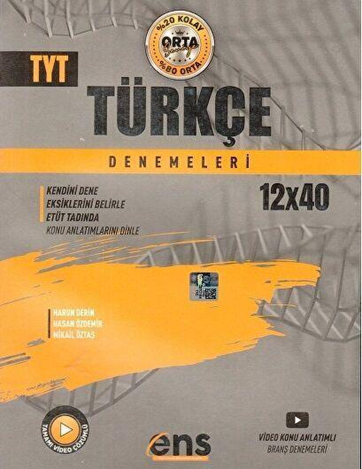 TYT Türkçe 12 x 40 Denemeleri ENS Yayınları