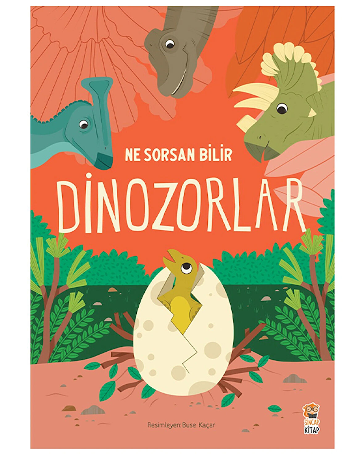 Ne Sorsan Bilir Minik - Benim İlk Dinozorlar Kitabım - Ceren Çukadar - Sincap Kitap